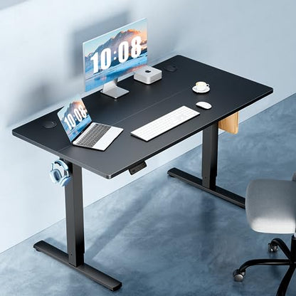 40 Inch Electric Standing Desk, Memory Adjustable Home Office Desk, view 3