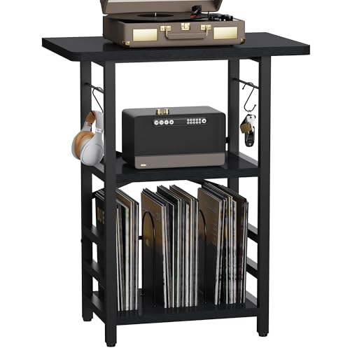 Record Player Stand with Extended Desktop, view 2