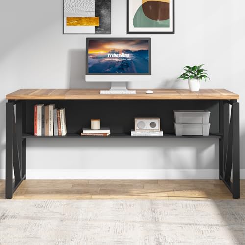 Tribesigns 63" Executive Desk with Reversible File Cabinet, view 7