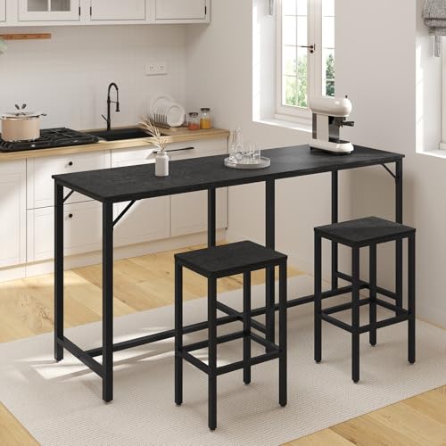 70.9" Bar Table and Chairs Set, Dining Table and Chair Sets, view 7