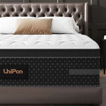 Queen Mattress 14 Inch, Firm Hybrid Mattress in a Box Deep Sleep, view 8