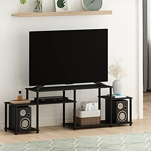 Turn-N-Tube Handel Stand for TV up to 55 Inch, Espresso