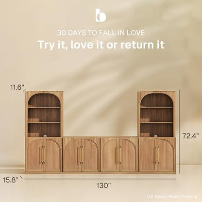 6-Piece Modular TV Stand, view 3