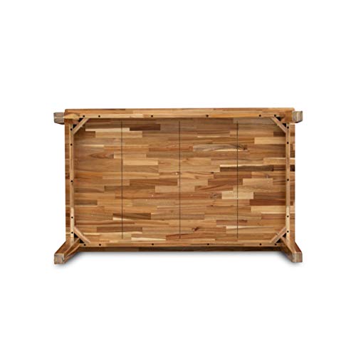 YAT-ANA-T Yarmouth Rectangle Kitchen Dining Table, 30x48 Inch, Natural, view 8