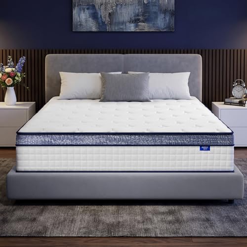 Queen Mattress, 12 Inch Hybrid Queen Size Mattresses in a Box, view 2
