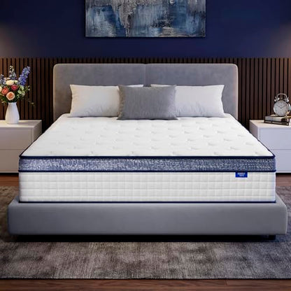 Queen Mattress, 12 Inch Hybrid Queen Size Mattresses in a Box, view 2