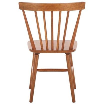 SAFAVIEH Home Collection – Winona Set of 2 Honey Windsor Farmhouse Dining Chairs, Spindle Back Wood Chairs, Classic Casual Seating (DCH8500K-SET2)