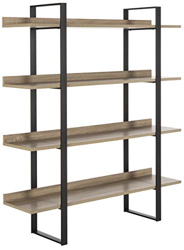 Safavieh Home Collection Melissa Retro Mid Century 4 Tier Etagere, Oak and Black, Large
