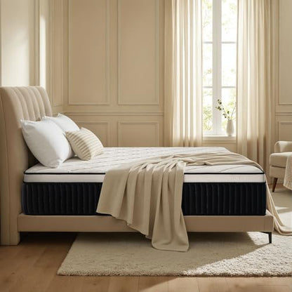 Queen Mattress, 14 Inch Ultra Comfort Hybrid Mattresses Queen Size, view 5