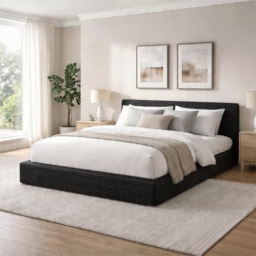 Queen Size Bed Frame, Plush CloudSoft Bed, view 2