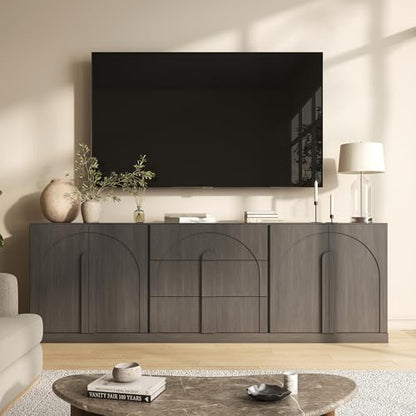 Bijou 3-Piece Modular Sideboard Buffet Cabinet - Ebony, view 6
