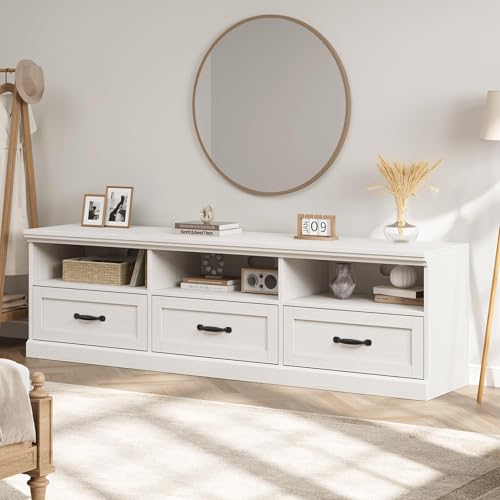 70 Inch Mid-Century Modern TV Stand for 65/70/75 in TV, view 6