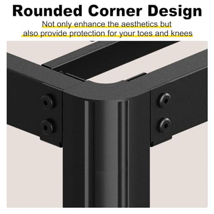 4 Inch Full Bed Frame Low Profile No Box Spring Needed, view 6
