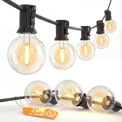 G40 LED Globe Outdoor String Lights Waterproof Shatterproof, view 2