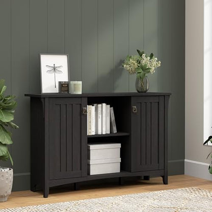 Salinas Accent Storage Cabinet with Doors in Vintage Black
