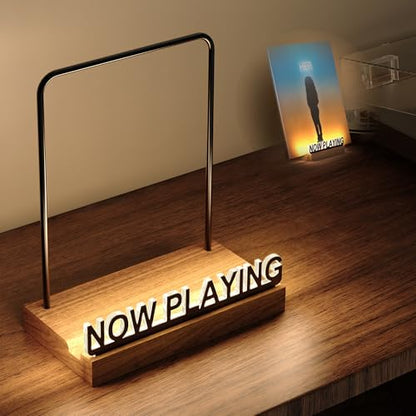Now Playing Vinyl Record Stand, Light Up Vinyl Record Display Stand, view 2