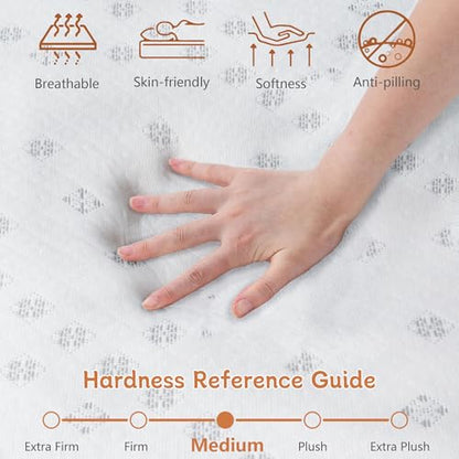 10 Inch King Memory Foam Mattress, Medium Firm Gel Foam Mattress, view 5