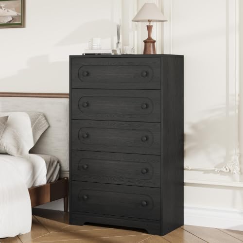 5 Drawer Dresser for Bedroom, view 4