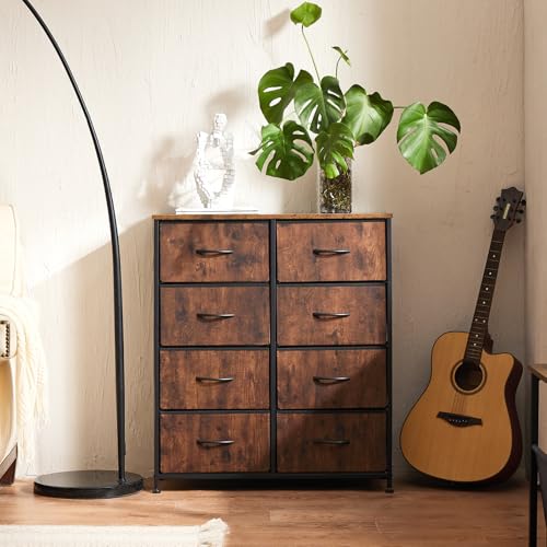 Dresser for Bedroom with 8 Drawers, Large Storage Tower, view 3