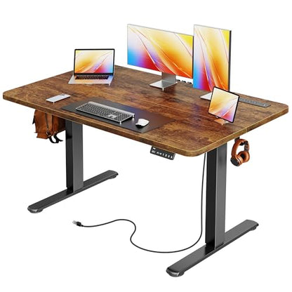 Electric Standing Desk with Power Outlets and USB-C Port, view 2