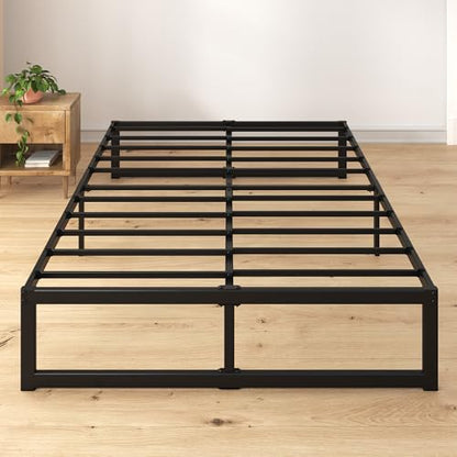 ABEL 14 Inch Platform Bed Frame, Steel Slat Support, Easy Assembly, view 2