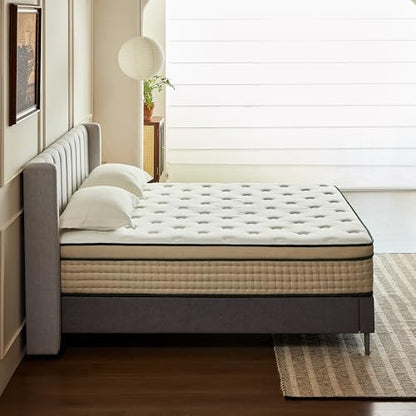 Full Mattress, 14 inch Hybrid Cool Gel Memory Foam Mattress with Pocket Springs, view 4