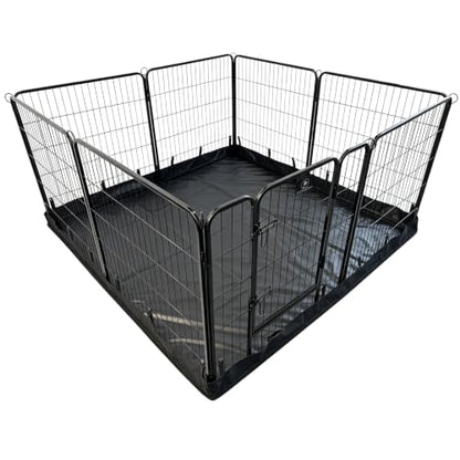 Puppy Playpen Plus Storage Bage with Bottom, 8 Panels 31.3" H, view 4