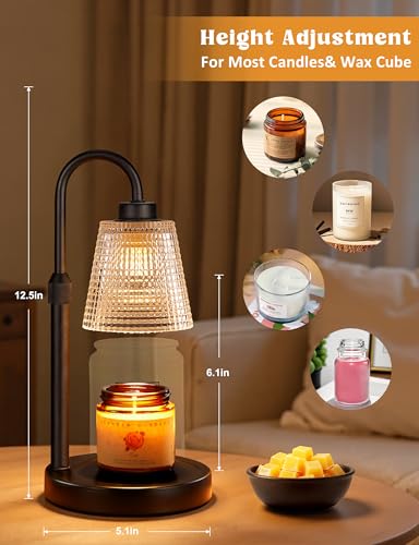 Candle Warmer Lamp with Timer Home Decor Birthday Gifts for Women, view 3