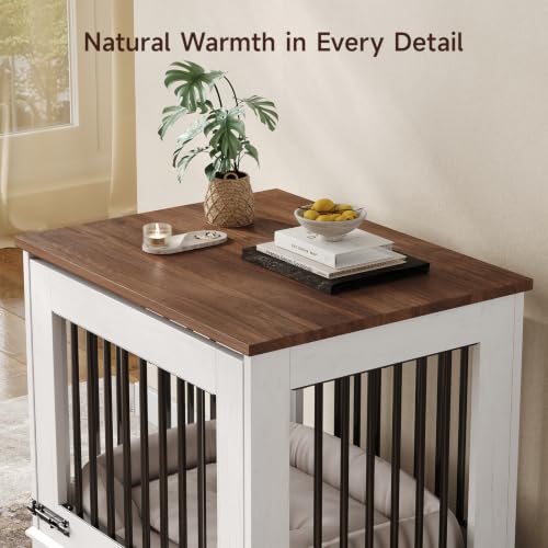 27 Inch Flip-Up Door Dog Crate Furniture for Small Dogs, view 7
