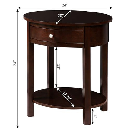 Classic Accents Cypress End Table, Espresso