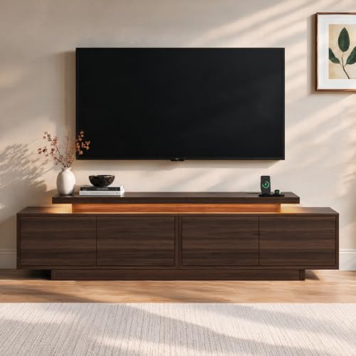 Extendable TV Stand for 65-90 Inch TVs, Adjustable Length 63-94.5", view 2