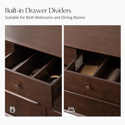 7 Drawer Dresser for Bedroom, view 5