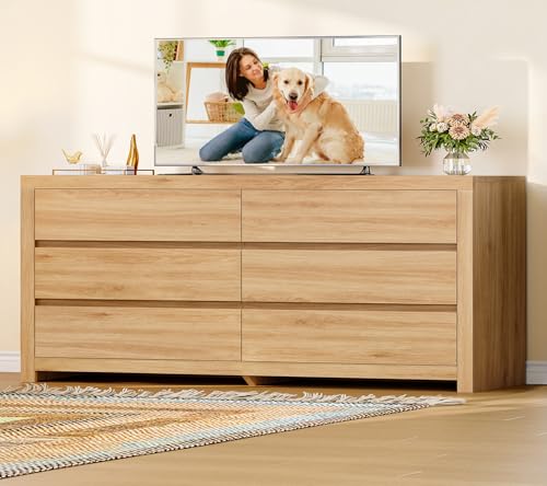 55" Dresser for Bedroom with 6 Drawers, view 6