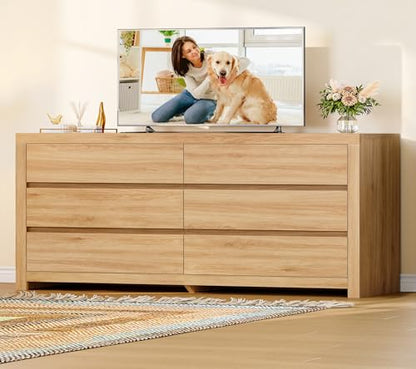 55" Dresser for Bedroom with 6 Drawers, view 6