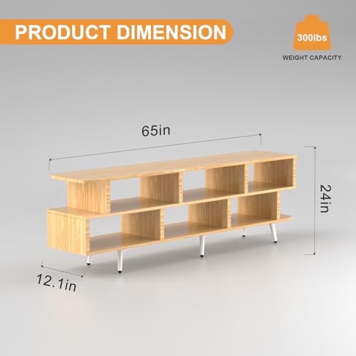 65" TV Stand Fits TVs Up to 75 Inch, view 3
