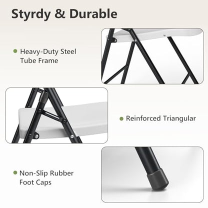 Folding Chairs 2 Pack, Outdoor Folding Chairs for Outside Indoor, view 5