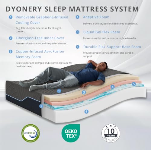 Full Size Mattress 14 Inch Gel Memory Foam Pressure Relief Medium, view 3