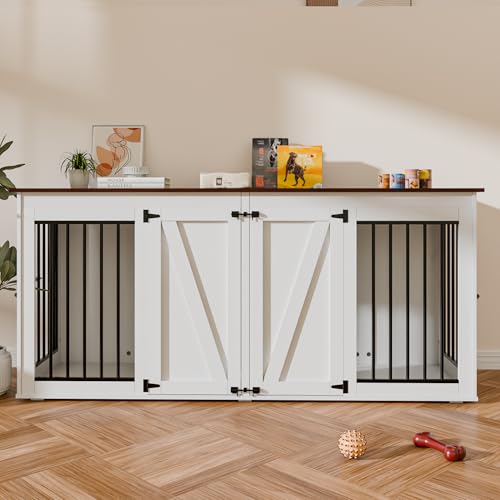71 in Dog Crate Furniture for 1 or 2 Dogs, view 3