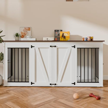 71 in Dog Crate Furniture for 1 or 2 Dogs, view 3