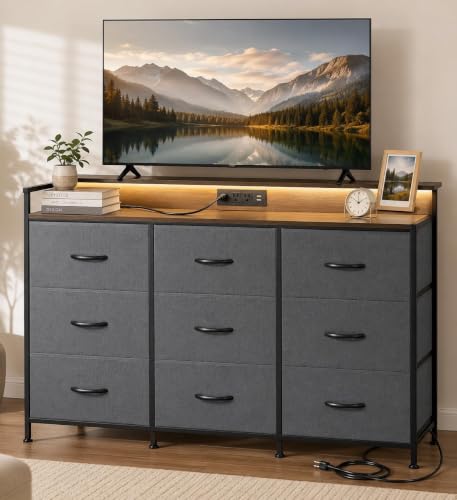 Grey TV Stand for 45, 50, 55 Inch TV, view 3