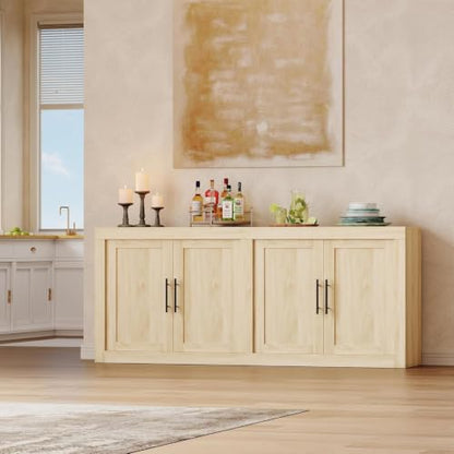 TrailBlaze 71" Long Mid-Century Modern Buffet Sideboard Cabinet with Storage, view 7