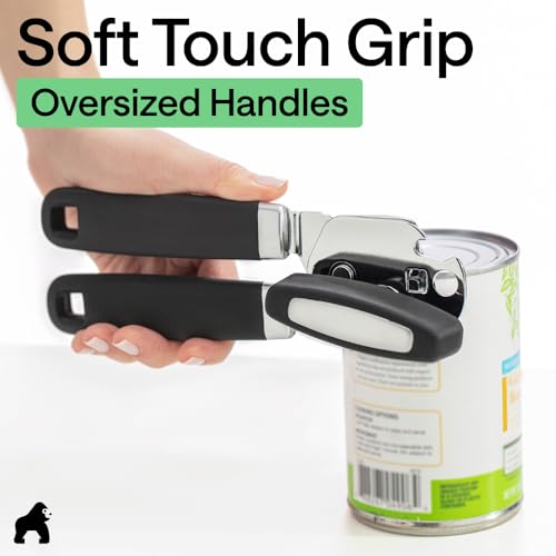 Upgraded Model Stainless Steel Manual Can Opener, Black, view 5