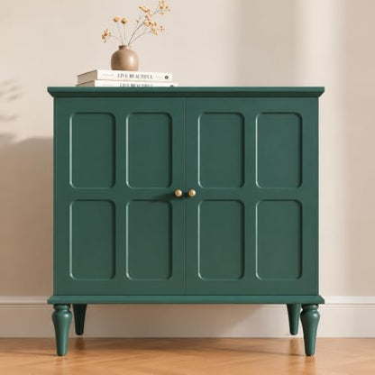 Green Sideboard Buffet Cabinet with Storage, view 2