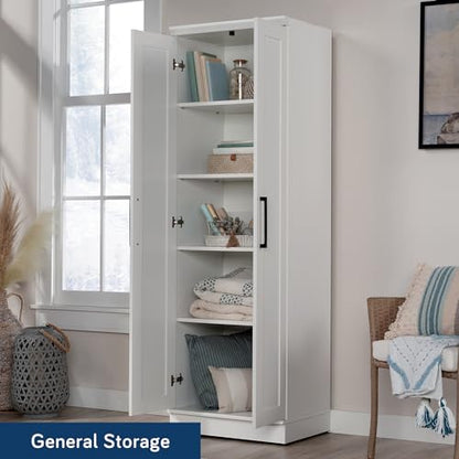 HomePlus Storage Cabinet/ Pantry cabinets, Soft White finish, view 6