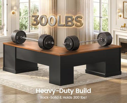 Farmhouse 69" Executive L Shaped Desk, view 7