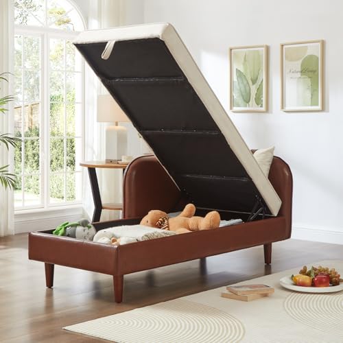 65'' Chaise Lounge with Storage Space, Oversized Indoor Recliner, view 6