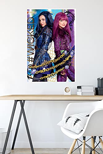 Disney Descendants 2 - Wicked Wall Poster, 22.375" x 34", Premium Unframed Version