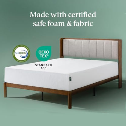 Zinus 10 Inch King Green Tea Cooling Memory Foam Mattress, Medium Feel, view 6