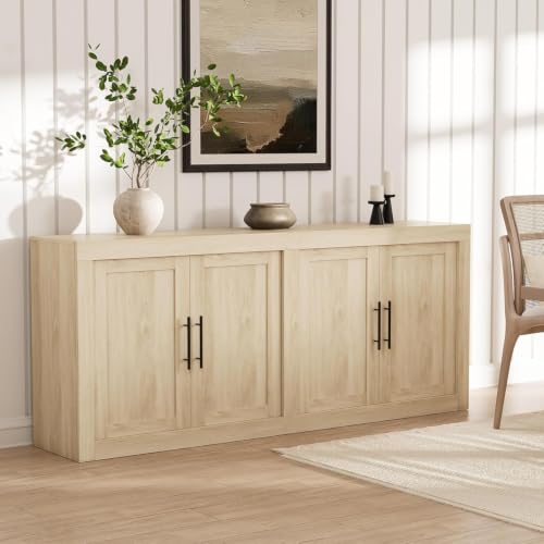 TrailBlaze 71" Long Mid-Century Modern Buffet Sideboard Cabinet with Storage, view 2
