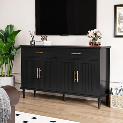 58 Inch Sideboard Buffet Cabinet with Storage, view 7